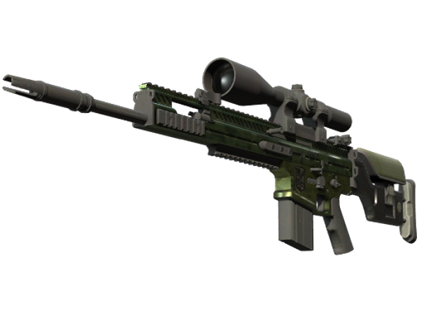 SCAR-20 | Зелёный морпех (Поношенное)