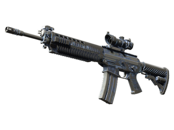 SG 553 | Night Camo (Закалённое в боях)