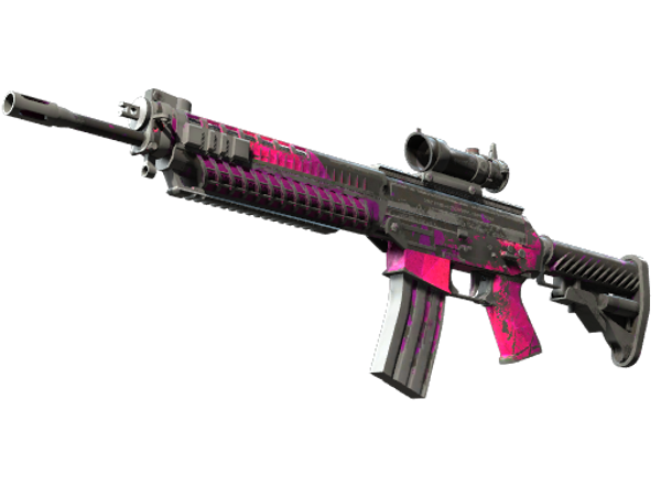 SG 553 | Pulse (Battle-Scarred)