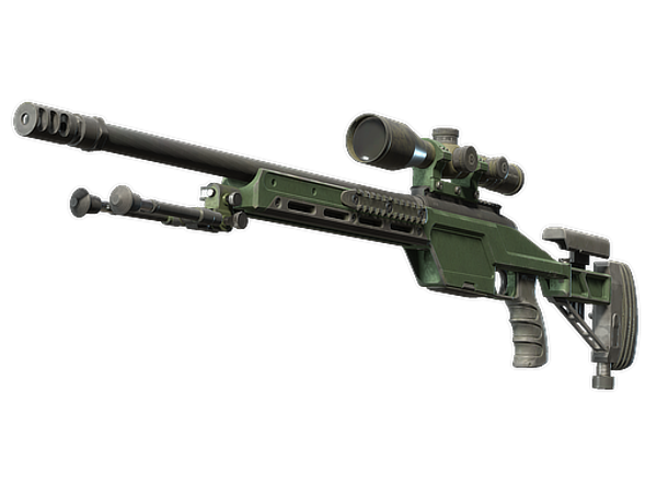 SSG 08 | Green Ceramic (Battle-Scarred)
