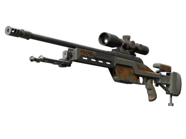 SSG 08 | Orange Filigree (Battle-Scarred)