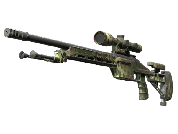 SSG 08 | Лишайниковая штриховка (Поношенное)