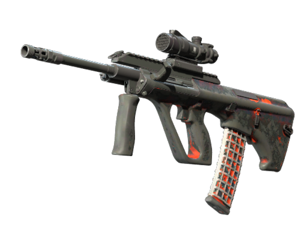 Souvenir AUG | Radiation Hazard (Battle-Scarred)
