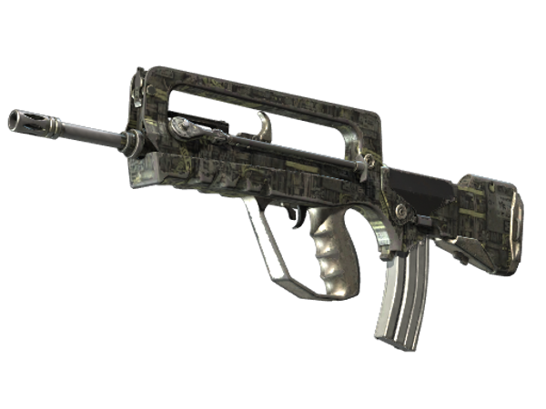 Souvenir FAMAS | Faulty Wiring (Battle-Scarred)