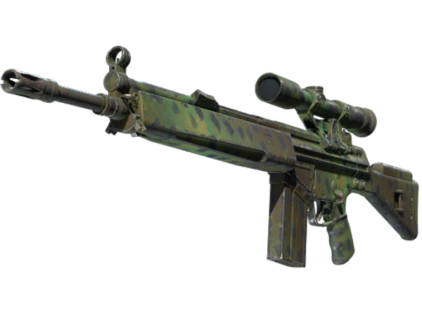 Souvenir G3SG1 | Jungle Dashed (Well-Worn)