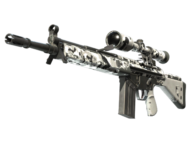 Souvenir G3SG1 | Polar Camo (Well-Worn)