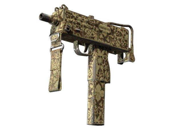 Souvenir MAC-10 | Sienna Damask (Well-Worn)