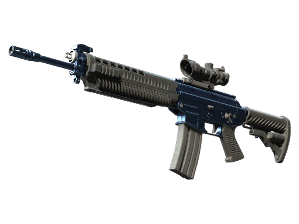 Сувенирный SG 553 | Анодированная синева (Немного поношенное)