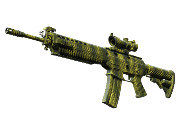 Сувенирный SG 553 | Крокодиловая сетка (Немного поношенное)
