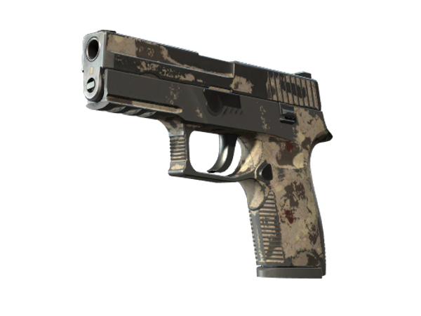 Сувенирный P250 | Чёрно-бежевый (Закалённое в боях)