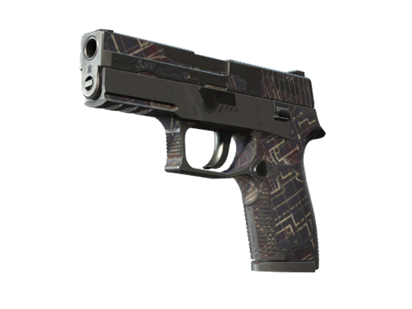 Сувенирный P250 | Чертёж-планировка (Закалённое в боях)