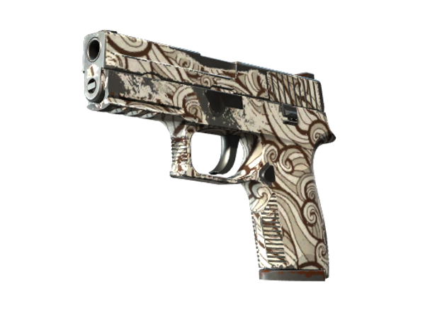 Сувенирный P250 | Пороховой дым (Поношенное)