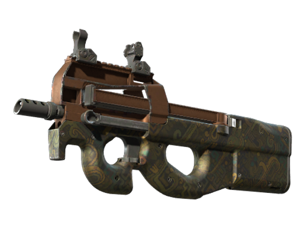 Souvenir P90 | Ancient Earth (Well-Worn)