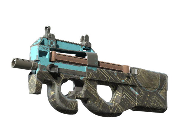 Souvenir P90 | Facility Negative (Well-Worn)