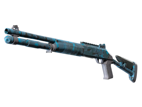 Сувенирный XM1014 | Смешанный синий камуфляж (Прямо с завода)