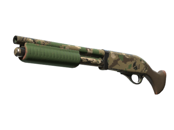 Sawed-Off | Пиксельный камуфляж «Лес» (После полевых испытаний)