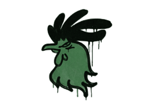 Sealed Graffiti | Cocky (Jungle Green)