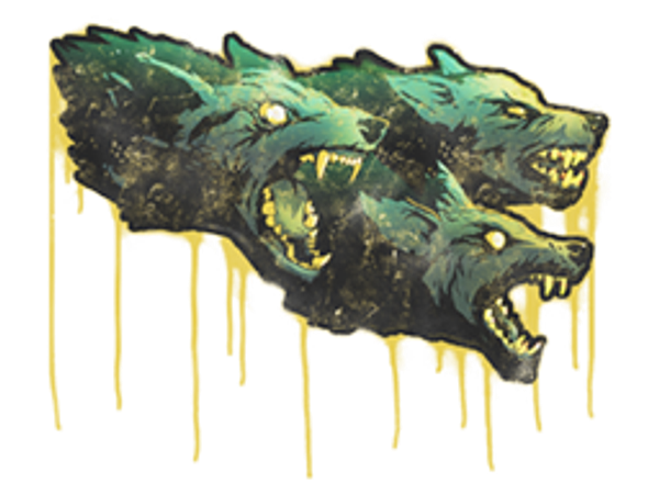 Sealed Graffiti | Cerberus