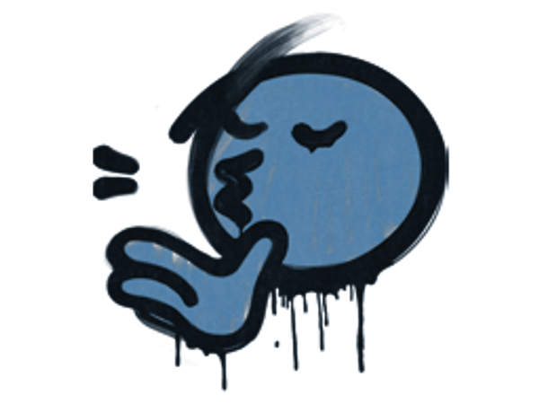 Запечатанный граффити | Поцелуй шефа (Королевский синий)