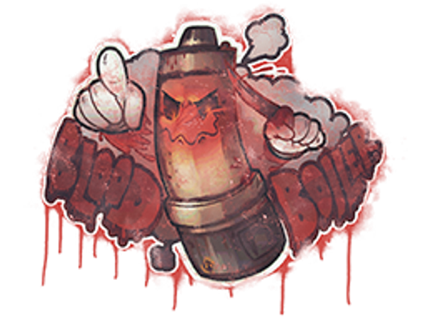 Запечатанный граффити | Кровожадный бойлер