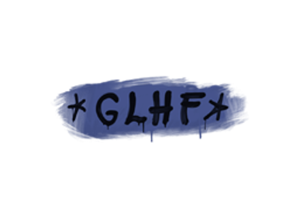 Sealed Graffiti | GLHF (SWAT Blue)