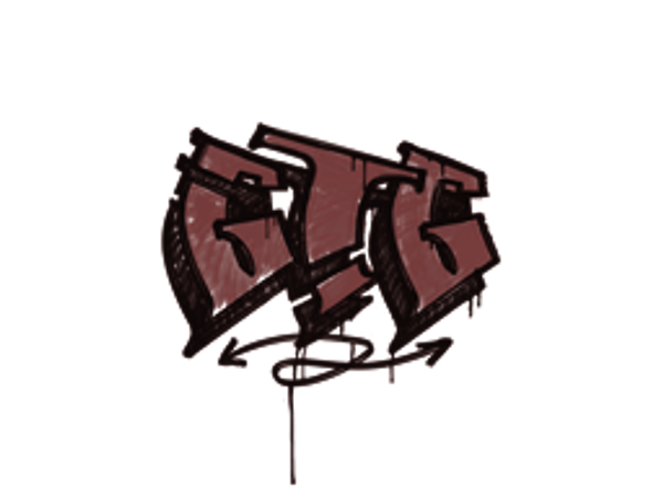 Sealed Graffiti | GTG (Brick Red)