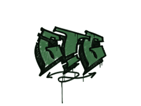 Sealed Graffiti | GTG (Jungle Green)