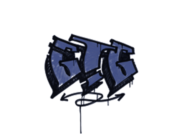 Sealed Graffiti | GTG (SWAT Blue)