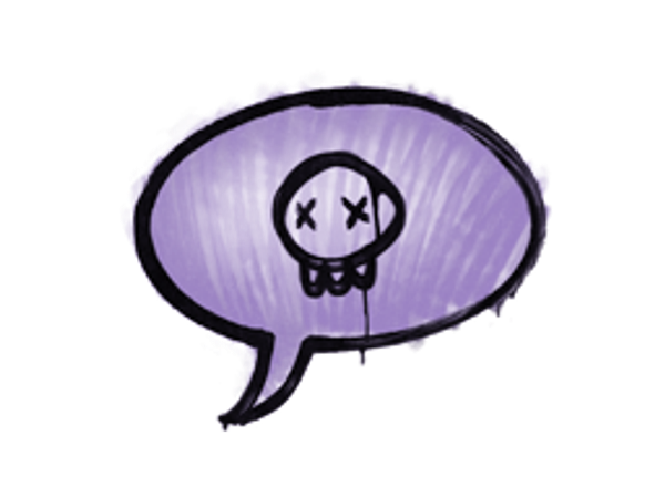 Sealed Graffiti | Death Sentence (Violent Violet)