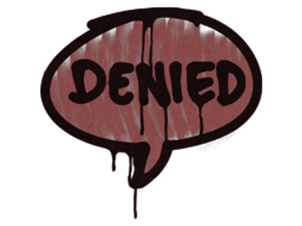 Sealed Graffiti | Denied (Brick Red)
