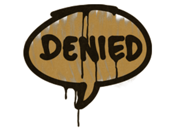 Sealed Graffiti | Denied (Desert Amber)