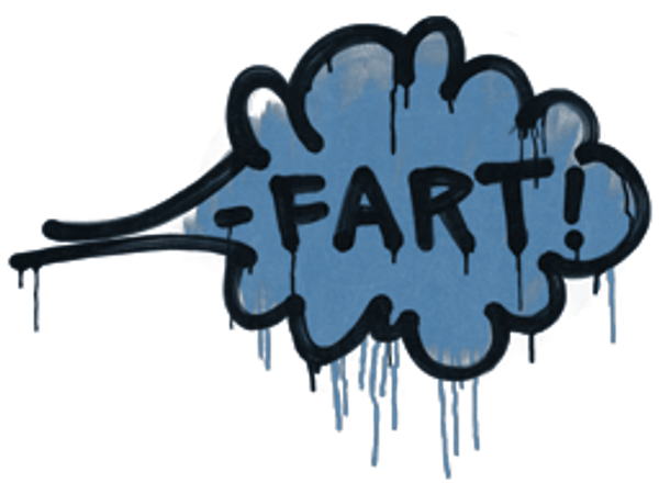 Sealed Graffiti | Fart (Monarch Blue)