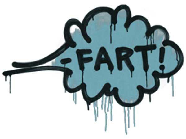 Sealed Graffiti | Fart (Wire Blue)