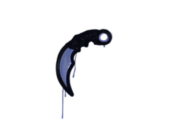 Sealed Graffiti | Karambit (SWAT Blue)