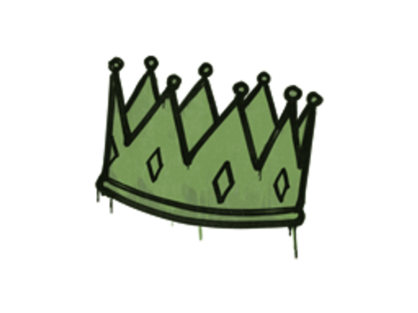 Запечатанный граффити | Коронуйте меня (Боевой зелёный)