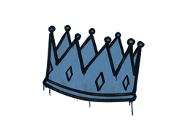 Sealed Graffiti | King Me (Monarch Blue)