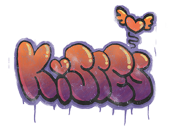Sealed Graffiti | Kisses
