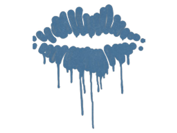 Sealed Graffiti | Kiss (Monarch Blue)