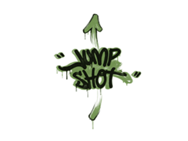 Sealed Graffiti | Jump Shot (Battle Green)