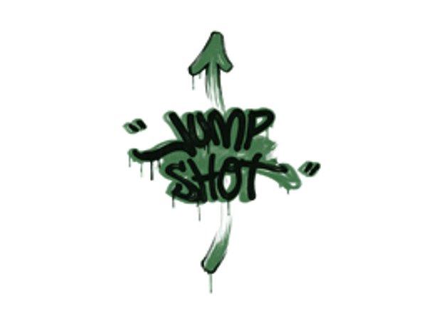 Sealed Graffiti | Jump Shot (Jungle Green)