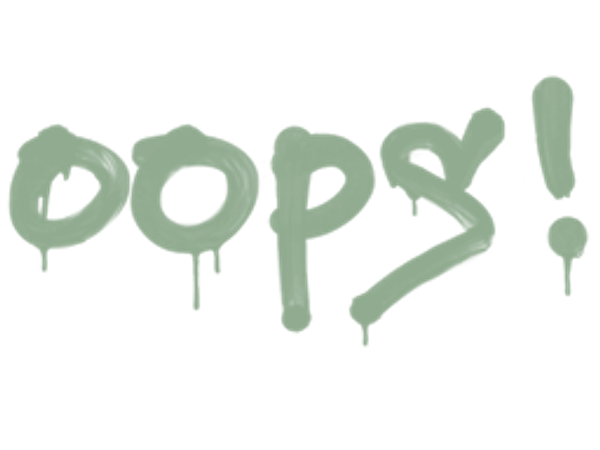 Sealed Graffiti | Oops (Cash Green)