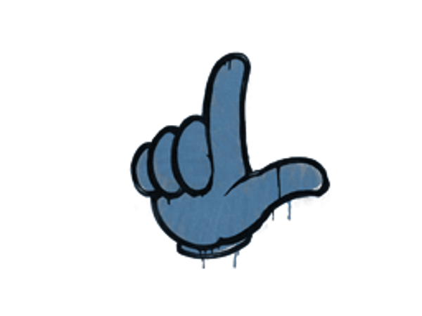 Запечатанный граффити | Неудачник (Королевский синий)