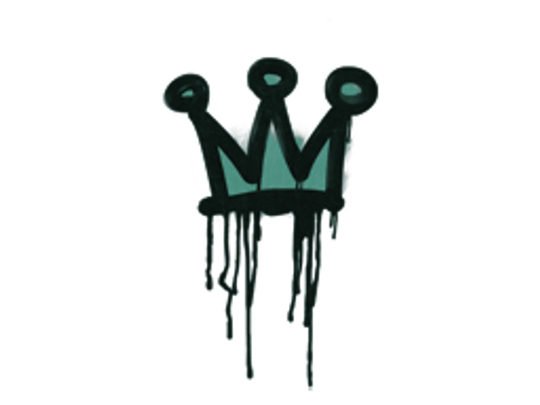 Sealed Graffiti | Little Crown (Frog Green)