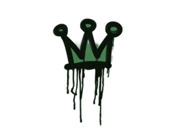 Sealed Graffiti | Little Crown (Jungle Green)
