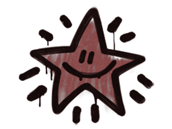 Sealed Graffiti | Shining Star (Brick Red)