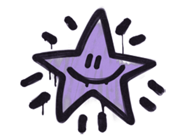 Sealed Graffiti | Shining Star (Violent Violet)