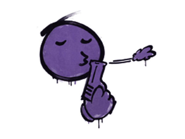 Sealed Graffiti | Quickdraw (Monster Purple)