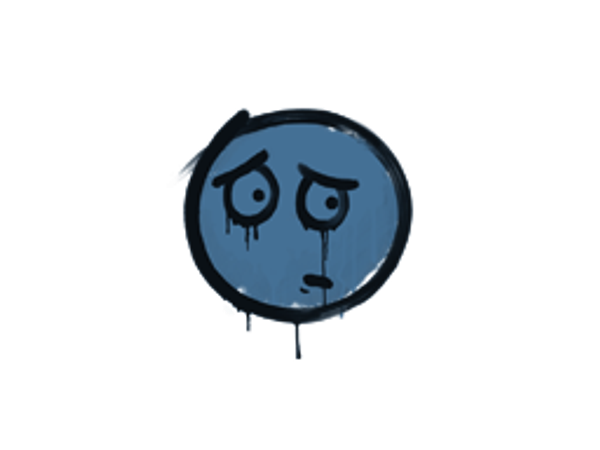 Запечатанный граффити | Волнушка (Королевский синий)