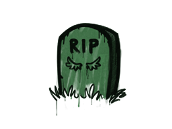 Sealed Graffiti | Tombstone (Jungle Green)