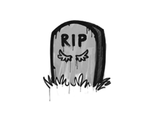 Sealed Graffiti | Tombstone (Shark White)